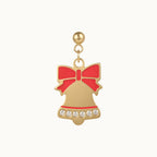 Christmas Crystal Bell Drop Earrings