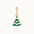Pearl Christmas Tree Drop Earrings