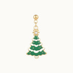 Pearl Christmas Tree Drop Earrings