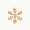 Crystal Snowflake Stud Earrings