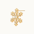 Crystal Snowflake Stud Earrings