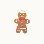 Festive Gingerbread Man Stud Earrings