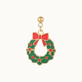 Christmas Wreath Drop Earrings